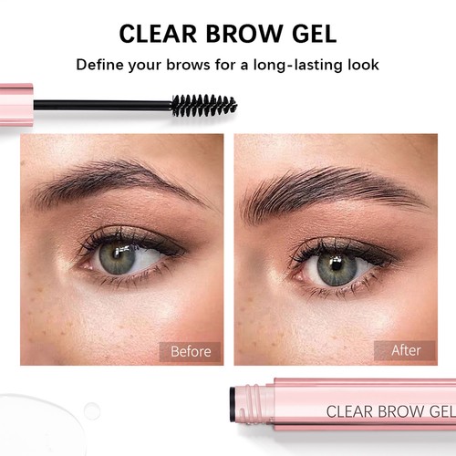 Eyebrow Gel Clear Brow Setting Gel Hold Setting Gel Long Lasting Clear Brow Gel - Foto 6 di 12