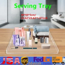 Acrylic Serving Tray Set - 24"*24" Serving Trays/Platters/Breakfast Trays Bar