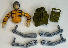GI Joe Lot Tiger Force Lifeline, Action pack Helicopter Control Arms,& Backpacks