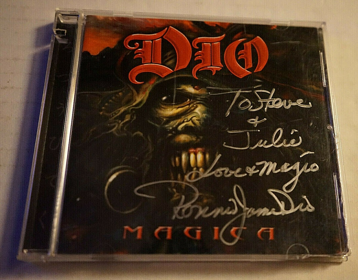 Dio Magica Cd Autographed By Ronnie James Dio 2000 Near Mint | eBay