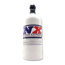 Nitrous Express 10lb Bottle w/Lightning 500 Valve -6 Bottle Nipple (6.89  DIA. X
