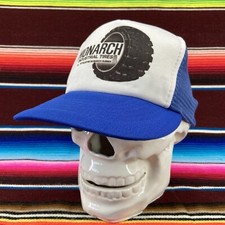 Vtg Monarch Industrial Tires Snapback Adult Hat Baseball Cap Monarch Rubber