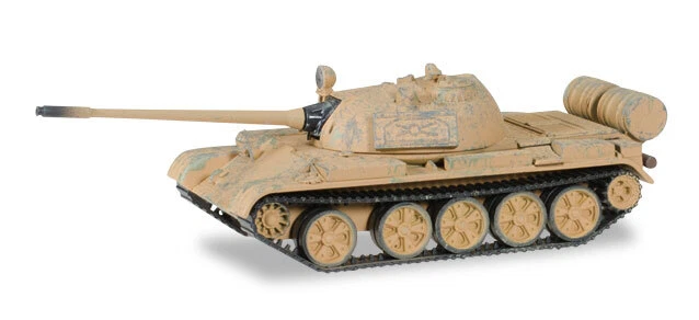 Herpa Minitanks Kampfpanzer T 55 M mittlerer Kampfpanzer Gebrauchsspuren - Bild 1 von 1