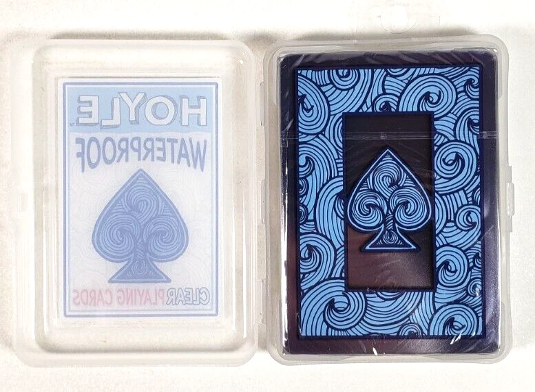 Hoyle Waterproof Clear Playing Cards 1 Sealed Deck in Case New - Image 4 of 4