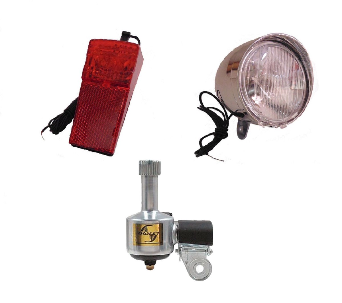 Faro anteriore 5 3/4'' Vintage con foro contaKm nero