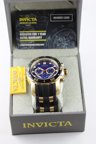 INVICTA Pro Diver Herrenuhr Chronograph XL-48mm Silikonarmband 37229 - Bild 2 von 23