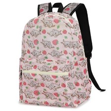 Mesh Backpack for Girls, Kids Semi-Transparent School Bookbag Women See Throu...