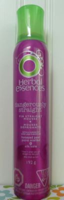 Herbal Essences Dangerously Straight Pin Straight Mousse 6.8 oz