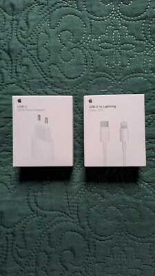 20w USB C power adapter for Apple with 2m USB-C to Lightning cable