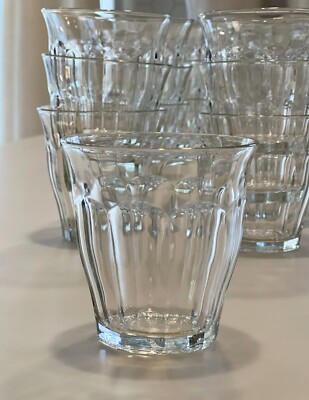 Royalex ''Toughened Glass'' 6 ounce Glasses, classic Bistro style, sets of 10