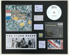THE STONE ROSES - Signed Autographed - THE STONE ROSES - Album Display Deluxe