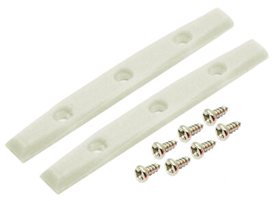 Gem Edition Board Rails, Set of 2 with Screws, Glow in the Dark Quartz Color -