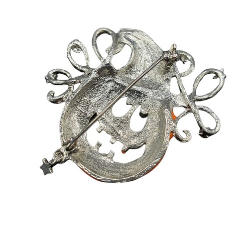 Halloween Jack-O-Lattern Costume Jewelry Brooch Pin - Picture 7 of 9