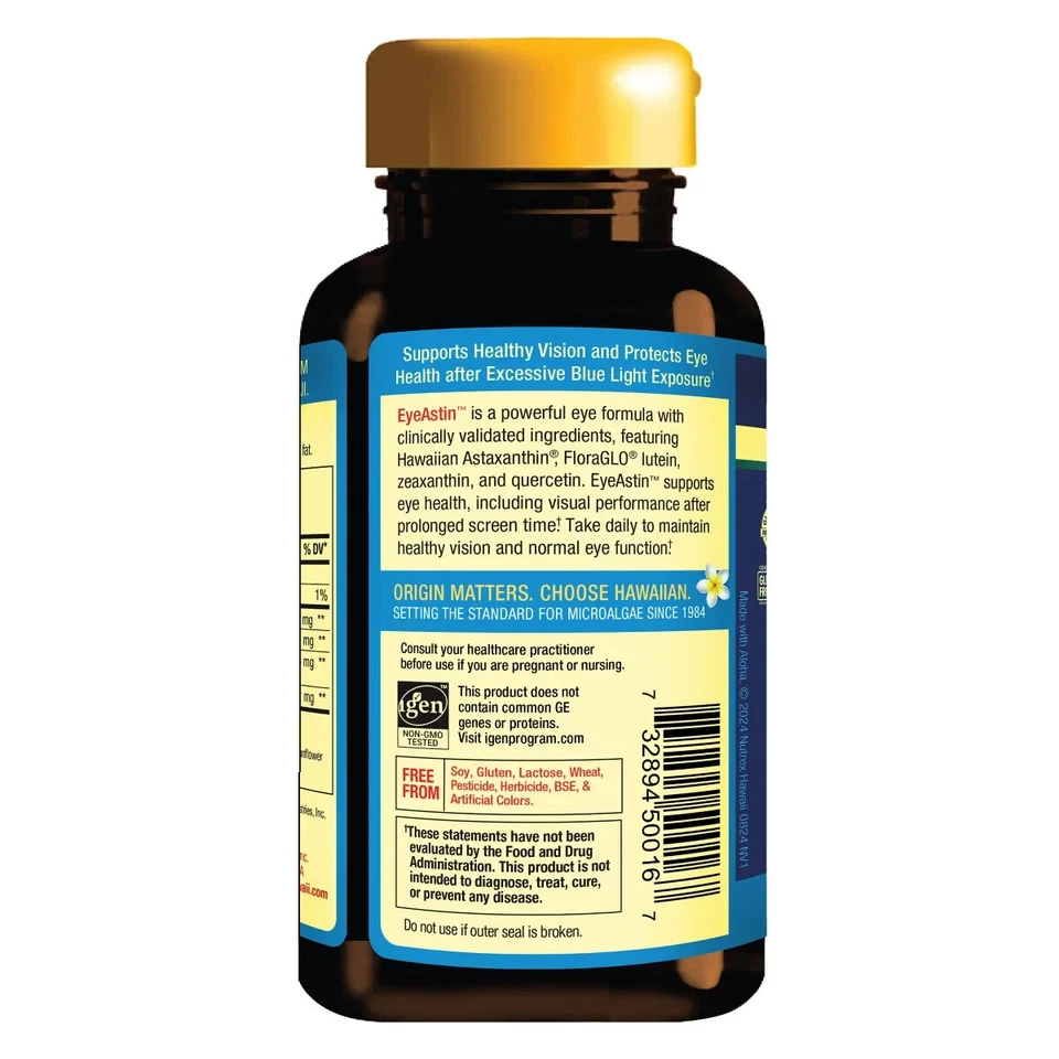 USA EyeAstin Overall Eye Support Supplement 120 Softgels - Image 2 of 4