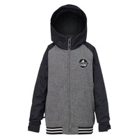 Burton Boys Game Day Jacket Heather Iron Gray/true Black Medium on sale Burton Boys Game Day Jacket Heather Iron Gray/true Black Medium on sale