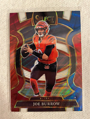 Panini 2025 Select Joe Burrow Concourse Tri-Color Prizm /399 Bengals #57