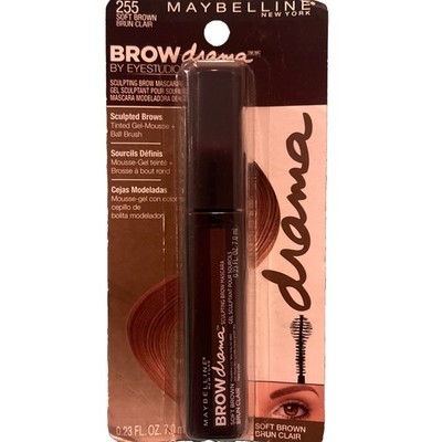 Maybelline New York Brow Drama Sculpting Eyebrow Mascara #255 Soft Brown