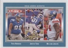 2006 Topps Total Total Blue Fred Robbins Justin Tuck William Joseph #199 0c6
