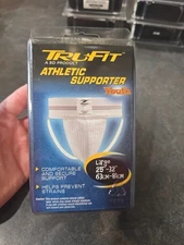 Vintage 2001 Tru-Fit Athletic Youth Supporter Large 25-32 "  Jock Strap New 3" 
