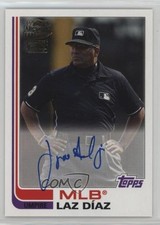 2019 Topps Archives Fan Favorite 1982 Design Laz Diaz #FFA-LD Auto 0l2q