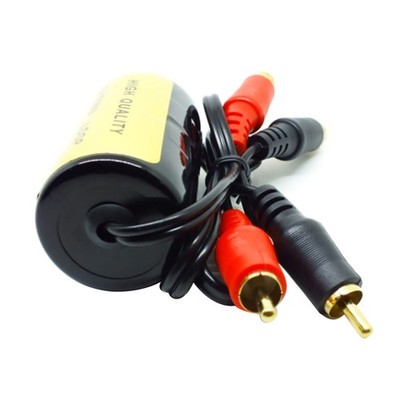 RCA Audio Noise Filter Suppressor Ground Loop Isolator For Car&Home Stereo Accs