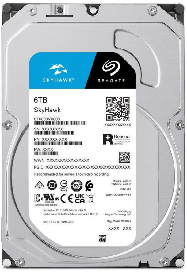 Seagate Skyhawk - ST6000VX009 - HDD Surveillance Cameras