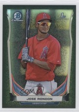 2014 Bowman Chrome Prospects Black Static Refractor 35/35 Jose Rondon #BCP15 1j6
