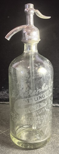 Vintage Seltzer Bottle B. Nierenberg Bottling Co. & Crystal Bottling Works - Picture 7 of 12