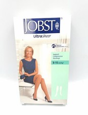 JOBST UltraSheer Support Compression Stockings 8-15 Small (4.5-6.5) Sun Bronze