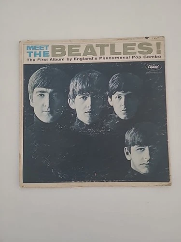 Vintage The Beatles Meet the Beatles! 12" LP Record Vinyl Album 60s