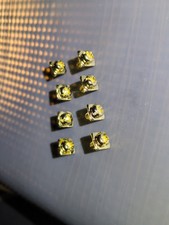 Gold Plated M4 Screws For Old School Amplifiers Amps 8.4*8.4mm Qnty: 8 New Rare