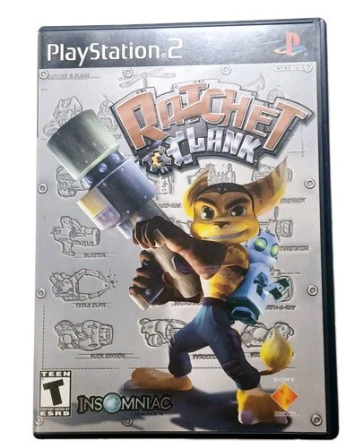 Ratchet & Clank Game in Case w/ Poster Black Label CIB PlayStation 2 PS2 Tested