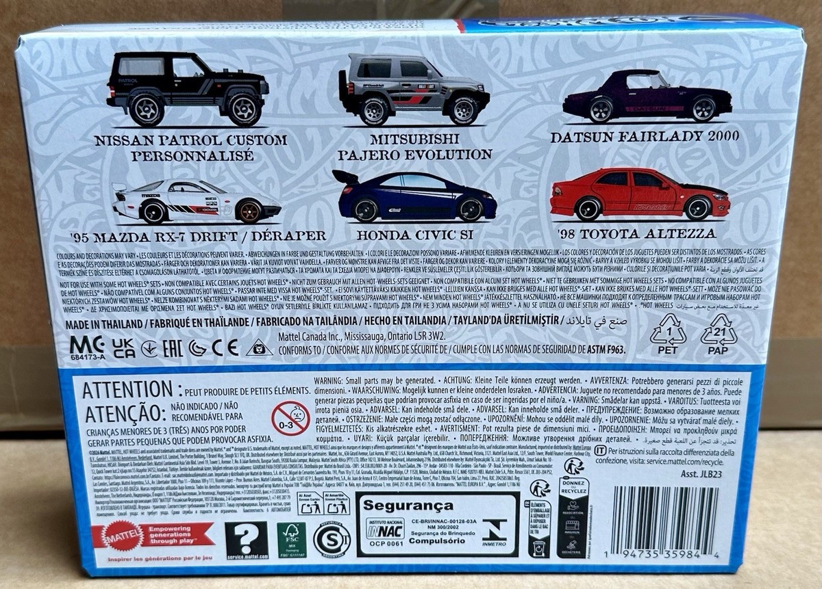 Hot Wheels 1:64 Silver Series 2026 Streets of Japan Die-Cast Cars