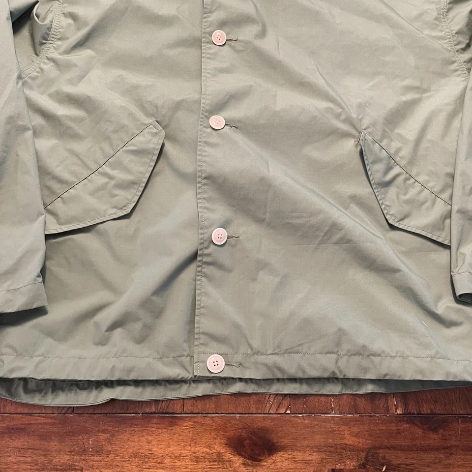 Куртка мужская Nanamica большая зеленая Bayhead ткань с капюшоном OAAL One Ocean All Lands - Изображение 4 из 4