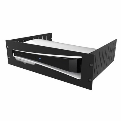Penn Elcom Vented Playstation Rack Shelf & Magnetic Faceplate For PS5