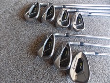 TAYLORMADE M2 IRONS 7 CLUBS IN SET V.G. CONDITION REGULAR FLEX