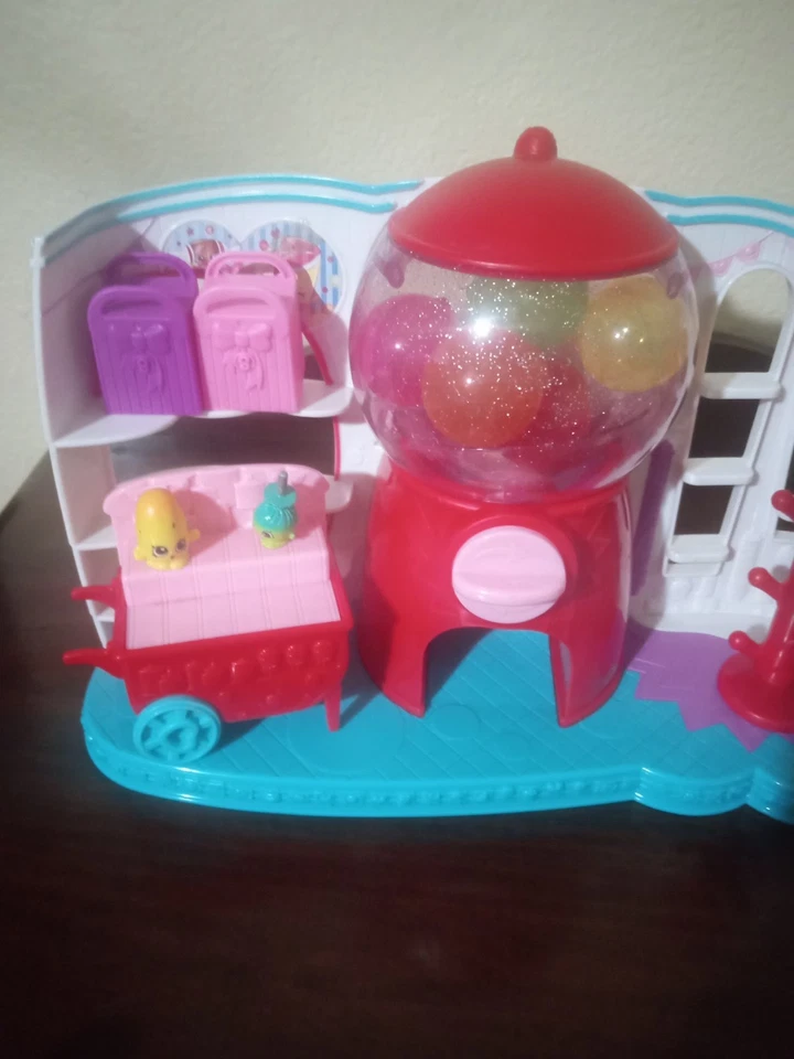 Máquina Shopkins Gumball + Lote Colección de Caramelos Feria de Alimentos Excelente Estado  Foto 2 de 4