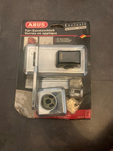 ABUS TÜRZUSATZSCHLOSS 9030 Mit Sperrbügel Silber - Bild 2 von 3