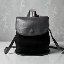 Old Coach Suede Leather Backpack Rucksack Rare Berkeley