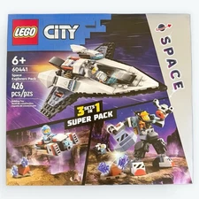 Lego City Space Explorers Pack Set 60441 3 Sets in 1 w/426 pieces Sealed New Box