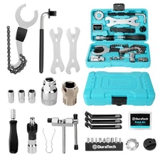 DURATECH 31 Pieces Bicycle Tool Kit, Complete Bike Repair Kit with Storage Bo...