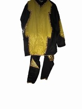 Vtg Mobile Alabama Black Gold Mardis Gras Infant Mystics Parade Theatre Costume
