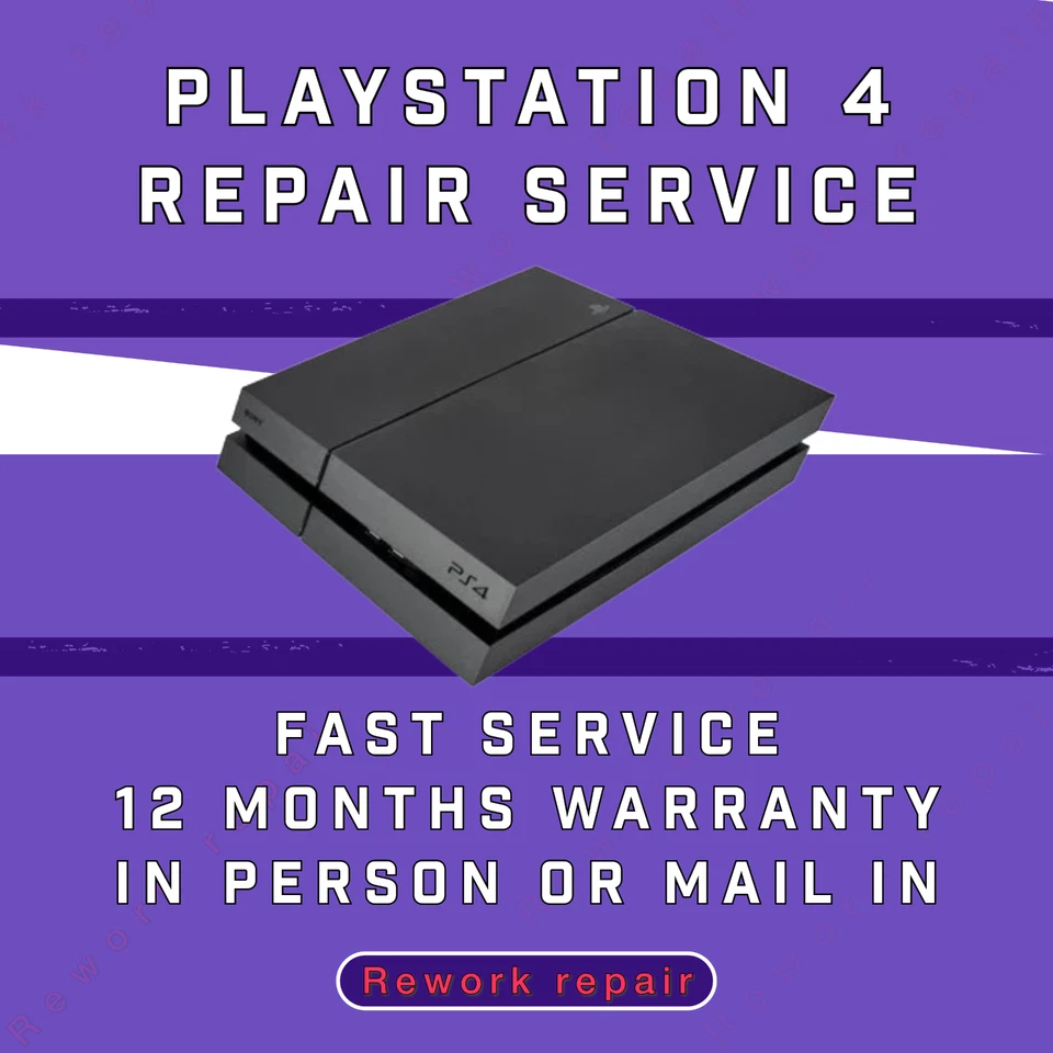 Playstation 4 Repair Service - Water Damage, HDMI, Power, Fan, Disk Drive - PS4 - Image 1 of 2