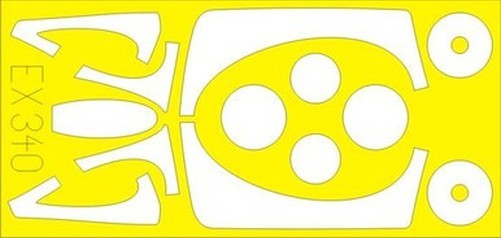 Eduard EX340 1/48 Mask F3H-2 for Hobby Boss Canopy mask Set