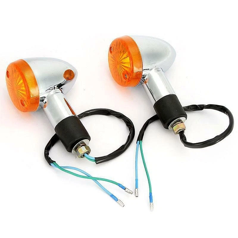 4x Motorcycle Turn Signals For Honda Shadow Sabre VT VF 700 750 1100 - Image 4 of 4