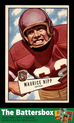Maurice Nipp #107 1952 Bowman Large card
