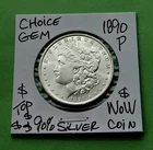 1890 P Morgan Dollar IMPRESSIVE CHOICE FROSTY GEM CH BU Ultra SUPER High Grade $