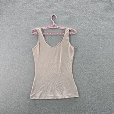 Red Hot By Spanx Women Tank Top L/G Pink Elastane Nylon V-Neck Pullover