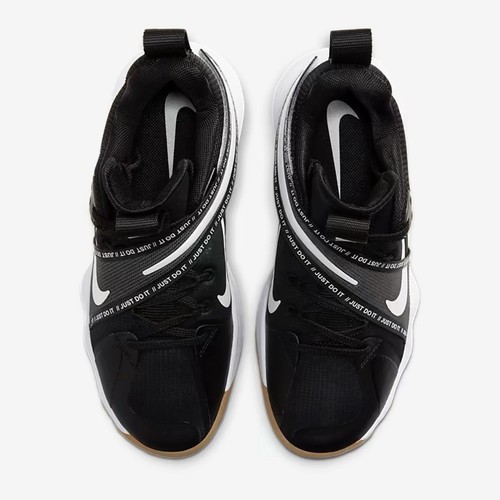 Nike React HyperSet Black White Gum Volleyball Shoes nby CI2955-010 Men's 10 - Picture 5 of 9