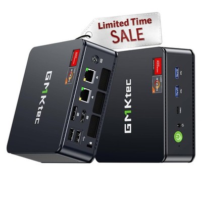 GMKtec M5 Ultra Mini PC Gaming AMD Ryzen 7 7730U Up to 4.5GHz 16GB RAM 512GB SSD
